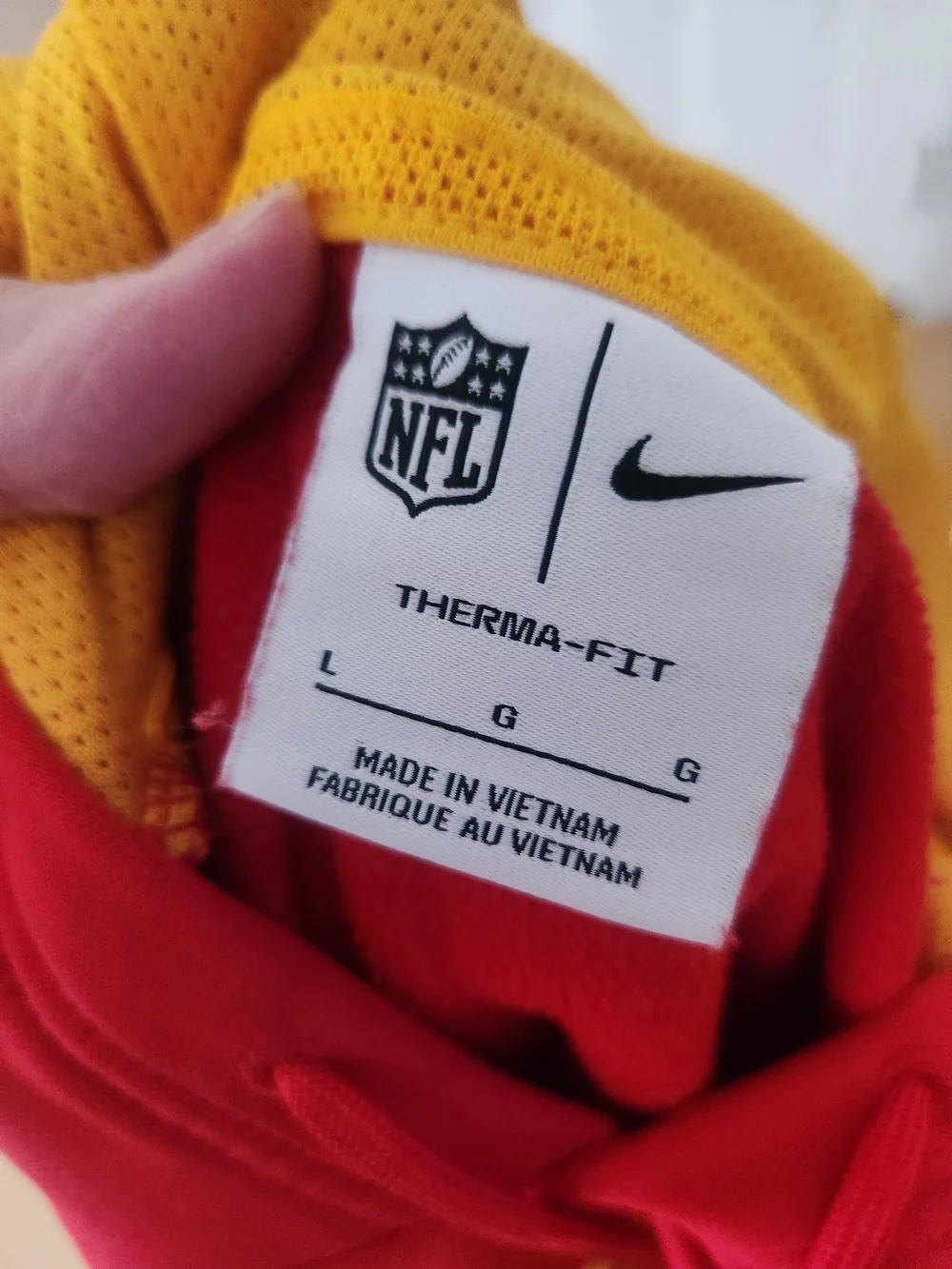 Nike Red & Yellow Kansas City Chiefs Pullover Hoodie
